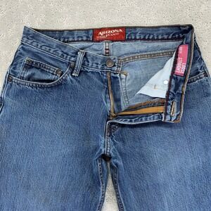 Arizona Jeans Co Jeans Mens 30x30 Loose Straight Blue Denim Pants Cotton Casual